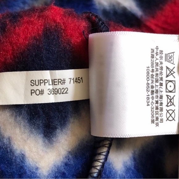 Rare Polo By Ralph Lauren Fleece Pullover Classic Americana - Size M - Picture 13 of 13